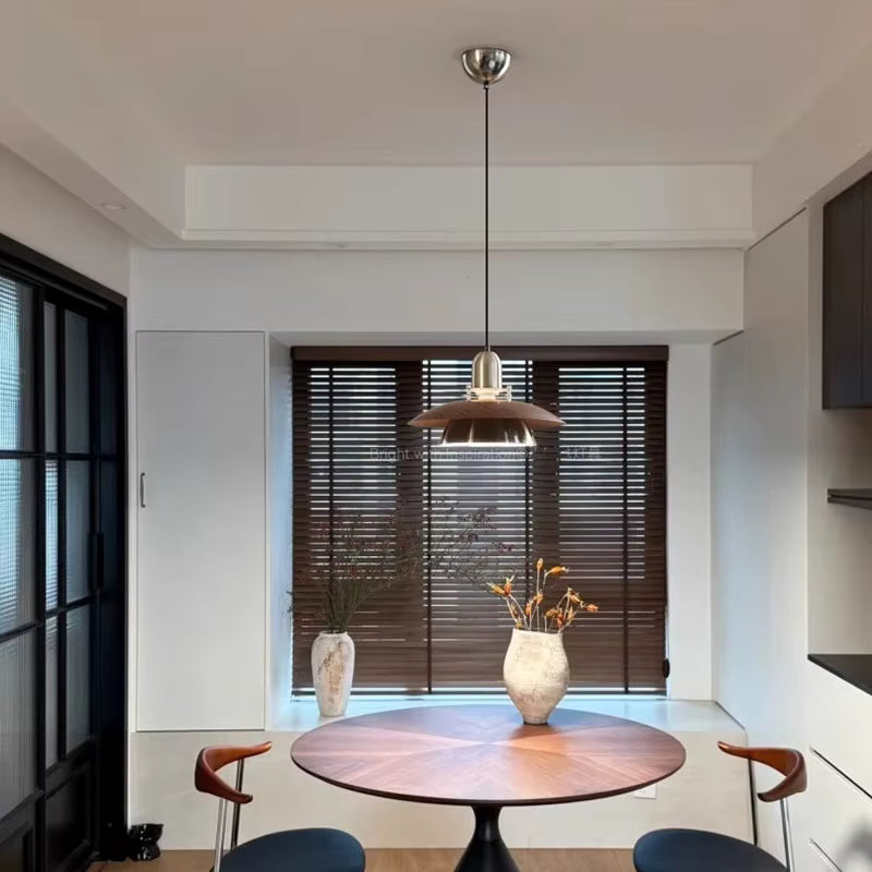Aero Bar Pendant Lamp Aluminum and wood linear pendant light modern Nordic ceiling lamp chandelier