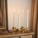 Serpentine Ceramic Candelabra-Letifly Lights and Decor