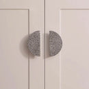 Solid Brass Cabinet Handle Round Kitchen Cabinet Pull High-end Luxury Wardrobe Chrome Silver Pulls Furniture Drawer Knob-Letifly Lights and Decor