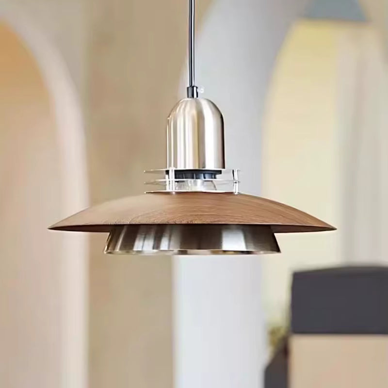 Aero Bar Pendant Lamp Aluminum and wood linear pendant light modern Nordic ceiling lamp chandelier