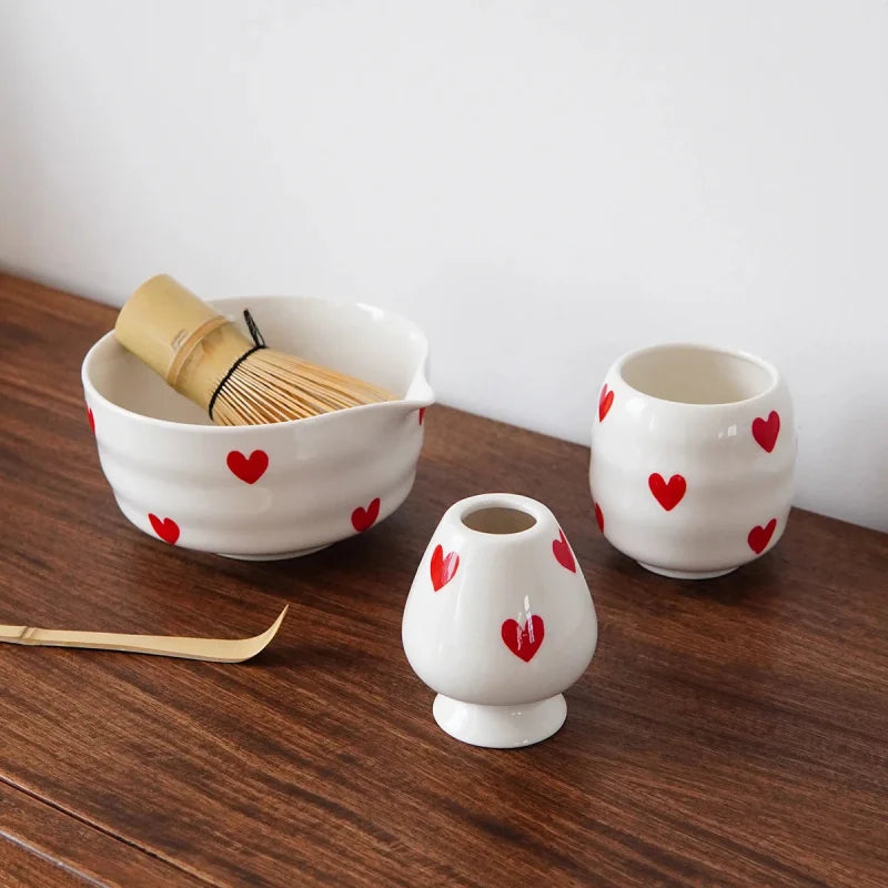 Sweetheart Matcha Ceramic Ritual Set