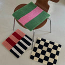 Handmade Colorful Tufting Seat Grids Blocks Cushion Soft Square Chair Sofa Pad Hanging Wall Decoration Tapestry Home Decor-Letifly Lights and Decor
