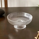 Hammered Glass Fruit Bowl