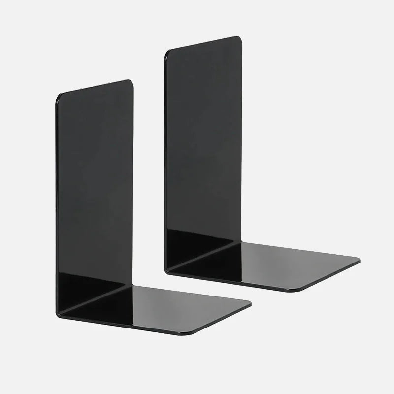 Acrylic bookends colorful modern L-shaped desk organizer