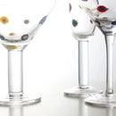 1 Piece Polka Kaleidoscope Handmade Decals Glass Cocktail Glass Goblet Champagne Glass Martini Glass Wine Glass-Letifly Lights and Decor
