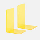 Acrylic bookends colorful modern L-shaped desk organizer