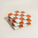 Pixel Checkered Tile Coasters-Letifly Lights and Decor