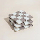 Pixel Checkered Tile Coasters-Letifly Lights and Decor