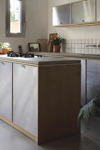 Kinetic Line Knobs & Pulls Minimalist brass cabinet knobs and pulls solid brass modern hardware set