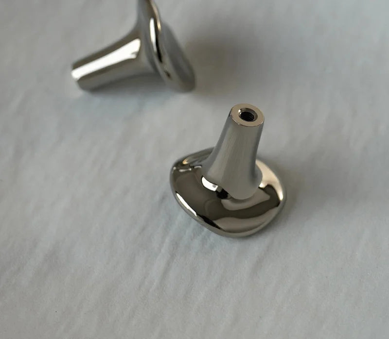 PVD Nickel-silver Brass Handles Kitchen Cabinet Pulls Bedroom Wardrobe Drawer Knobs Furniture Handle-Letifly Lights and Decor