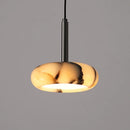 Eclipse Mini Pendant Lamp Luxury Black Round Natural Stone Pendant Lamp High-end Bedroom Bedside LED Chandelier Living room Decoration Home Hanging Lights