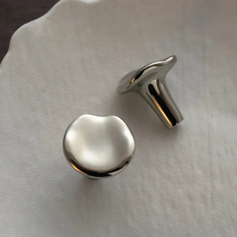 Chanterelle Brass Cabinet Knob