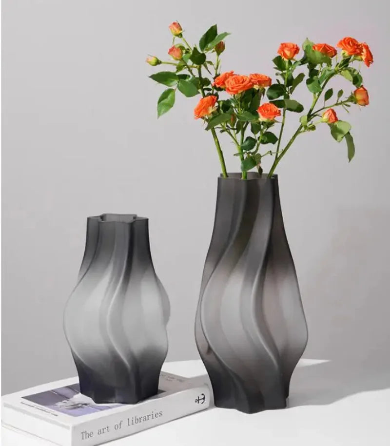 Aurora Ombre Wave Vase