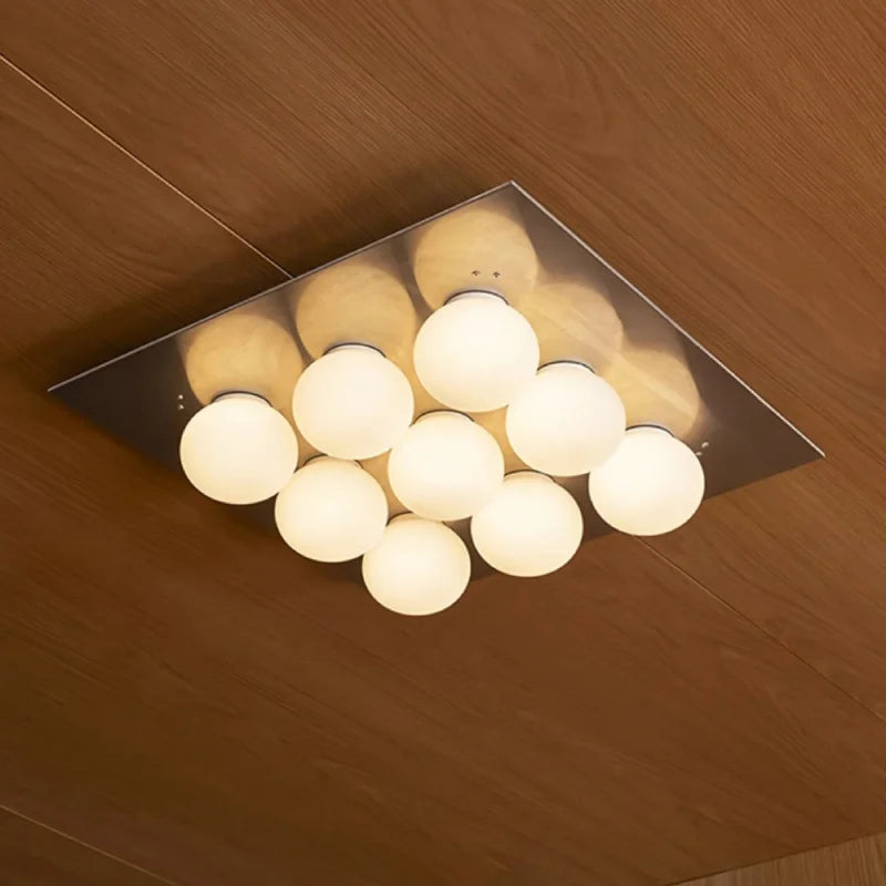 Sphere Grid Flush Mount