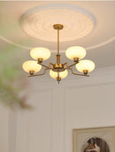 Teresie Mid-Century Glass Orb Chandelier