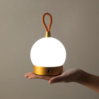 Timmy Orb waterproof cordless LED lamp aluminum body acrylic diffuser touch dimmer 11cm x 20cm non-slip base