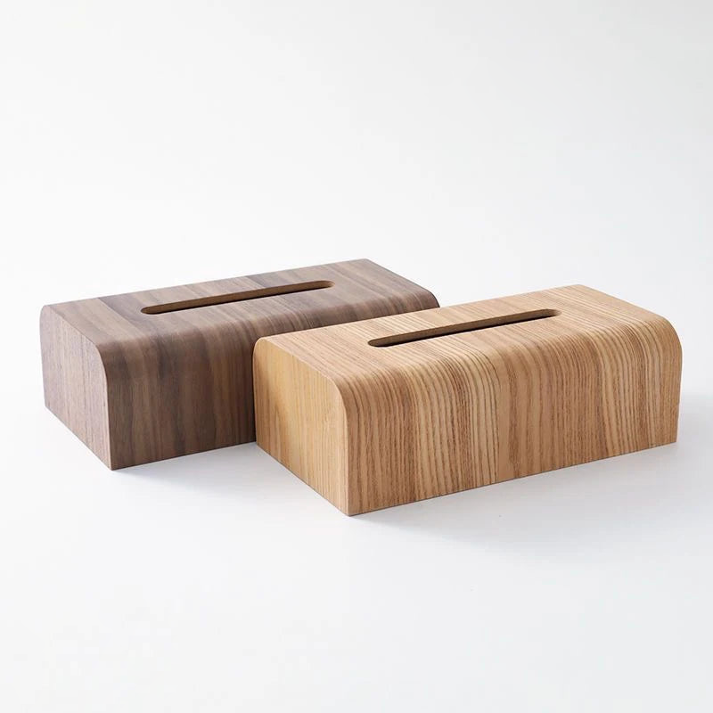 Walnut Wood Tissue Box