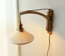 Walnut Wood Adjustable Wall Lamp