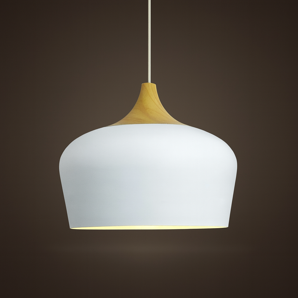 Soft Pastel Palette Pendant Lights in Metal & Wood - Final Sale-Letifly Lights and Decor