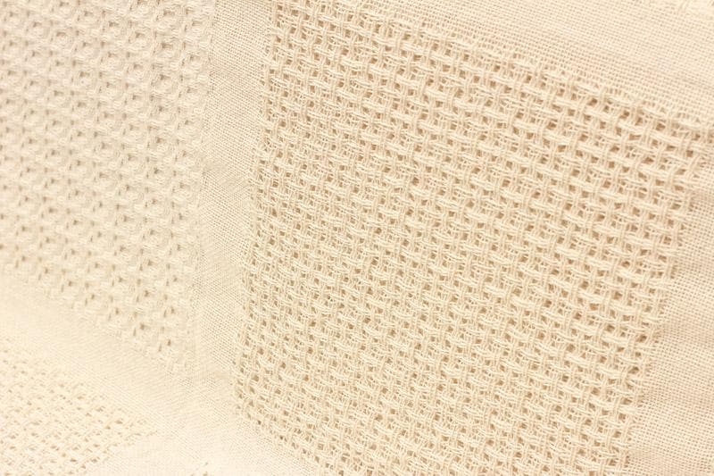 Boho Natural Cotton Throw for Home Decor and Living Room Ivory Beige