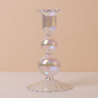Candle Holder Decorative Accents in Rainbow Vase Candlestick Holder Design