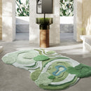 Color Swirls 3D Wool Area Rug-Letifly Lights and Decor