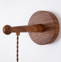 Wood Cream Wall Lamp LED Lighting 