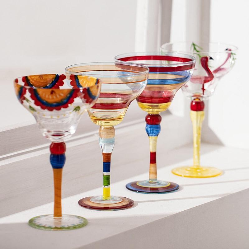 Festliche Margarita-Glas-Coupés