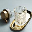 Soap Transparent Press Glass Bottle 