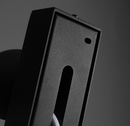Vertical Rectangle Black Aluminum Wall Lamp