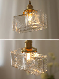 Pendant Glass Light Minimalist Creative Brass Lamp