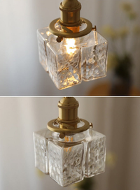 Pendant Glass Light Minimalist Creative Brass Lamp