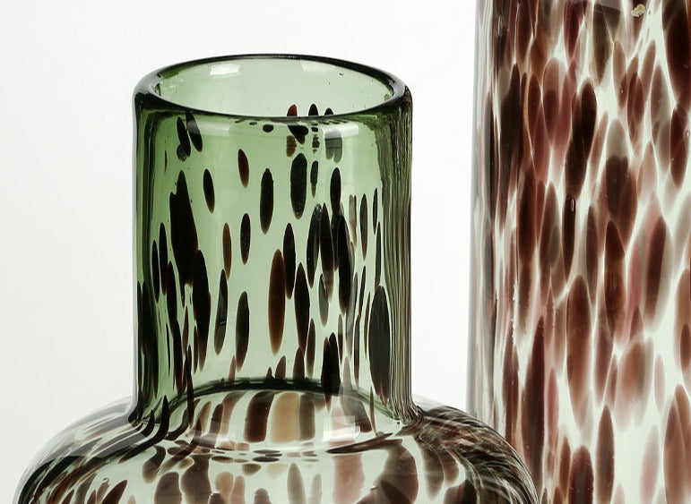 Decorative Accent Vases Amber Ornaments Home Decoration for Flower Pot