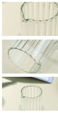 Glass Bottle Pitcher Drinkware Set 