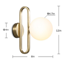Retro Sphere Wall Lamp-Letifly Lights and Decor