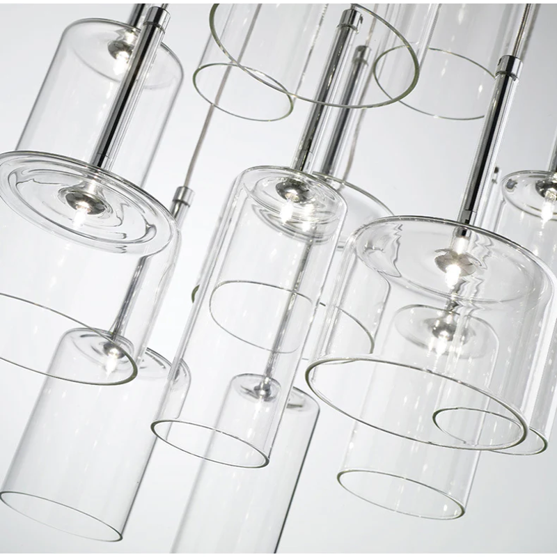 Sculptural Glass Loft Pendant & Chandelier Lights-Letifly Lights and Decor