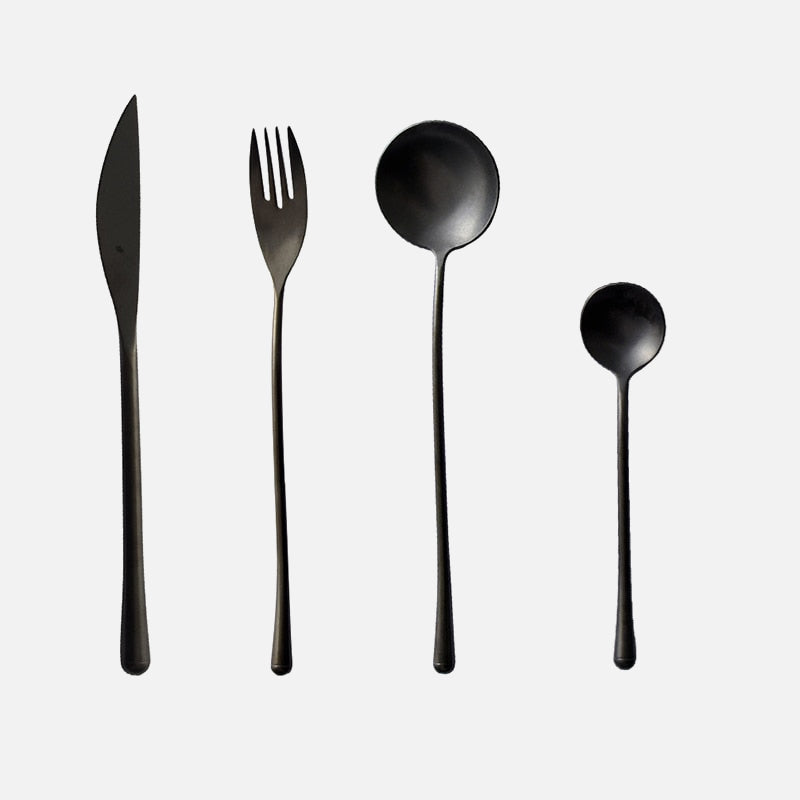 Retro Stainless Steel Cutlery Set