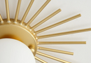 Pendant Light in Modern Style Ceiling Light with Gold Glass Ball Bohemian Art Deco