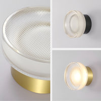 LED Wall Lamp Glass and Aluminum Light