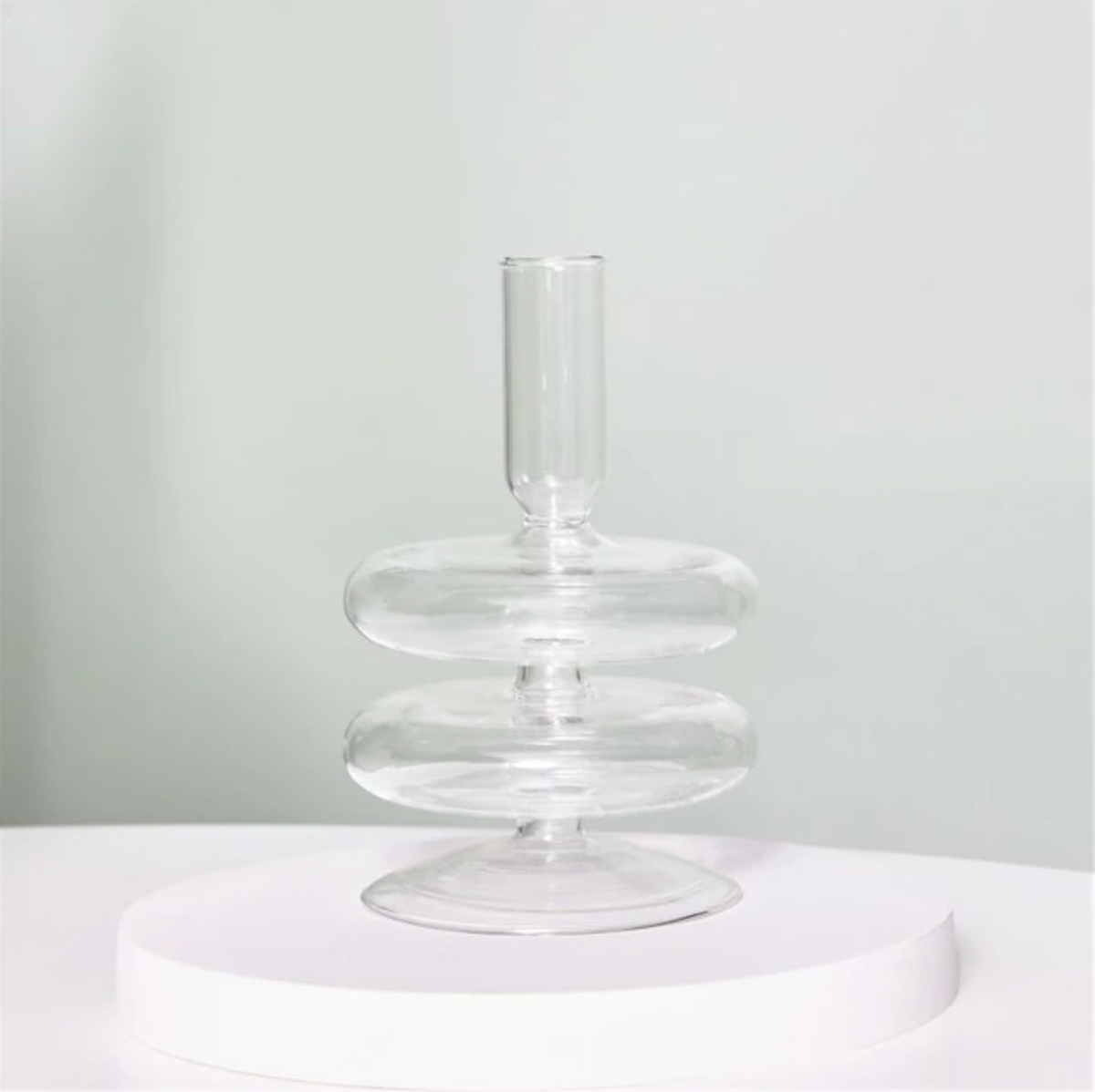 Trampoline Glass Candle Holders - Archive Deals-Letifly Lights and Decor