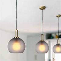 Glass Ball Hanging Lamp