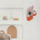 Home Wall Clock Minimalist Design Graphic Contrast Shapes